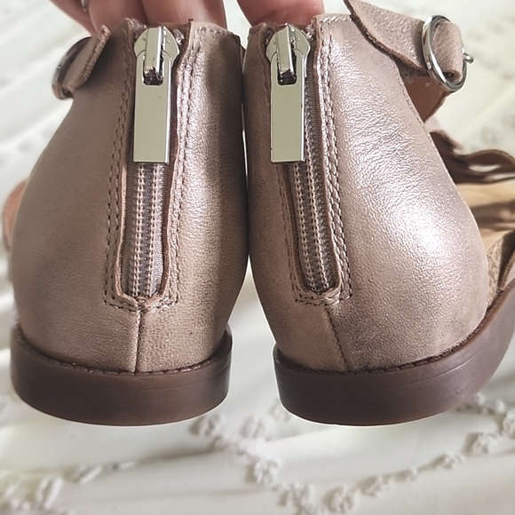 New Earth Dale Leather Sandals Size 6 - Picture 6 of 7